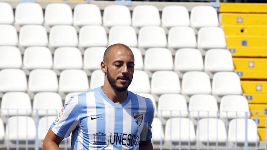 Amrabat, en una imagen de su presentación