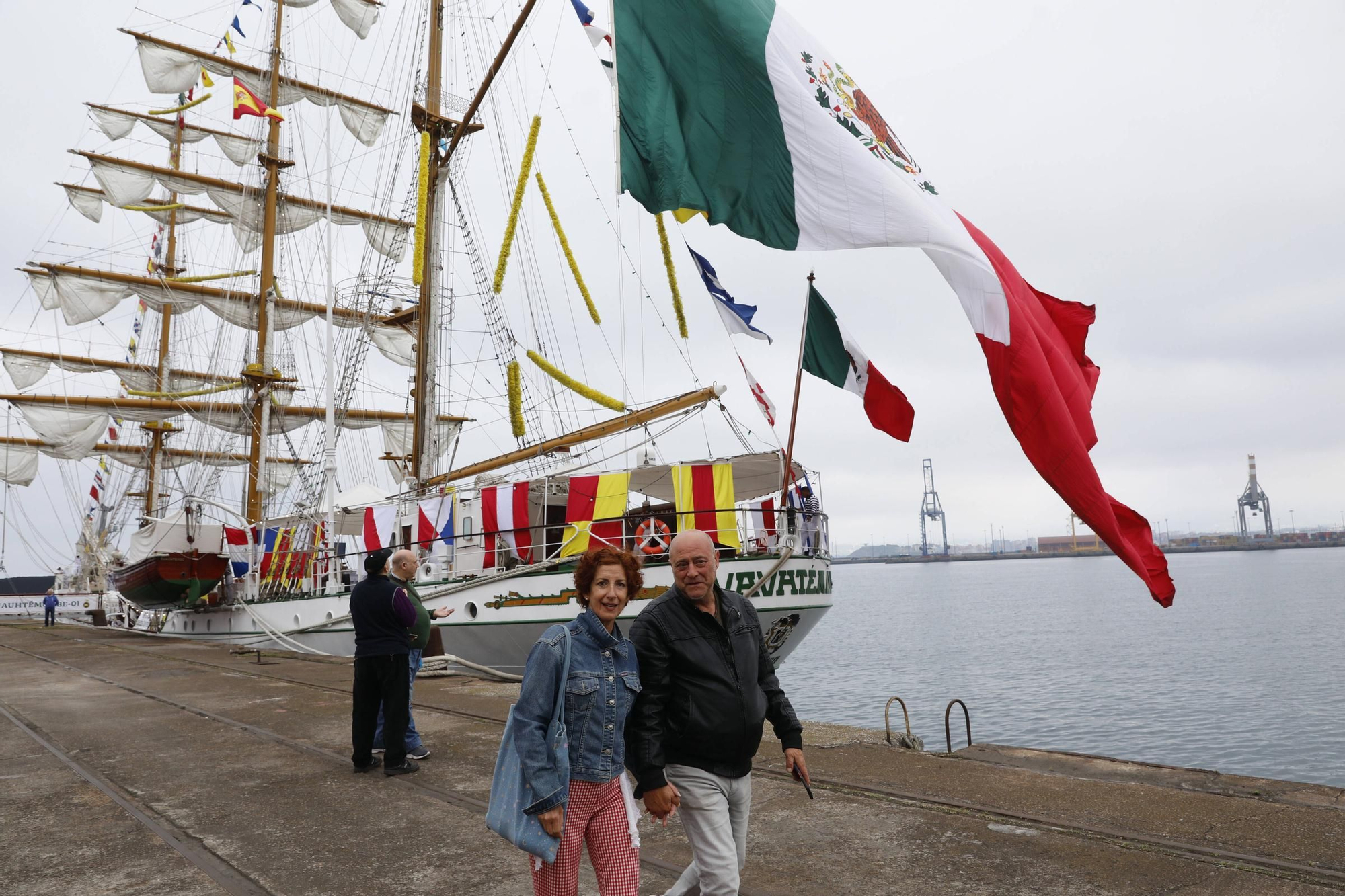 En imágenes: Así es el «Cuauhtémoc», el imponente barco de México que acaba de llegar a Gijón