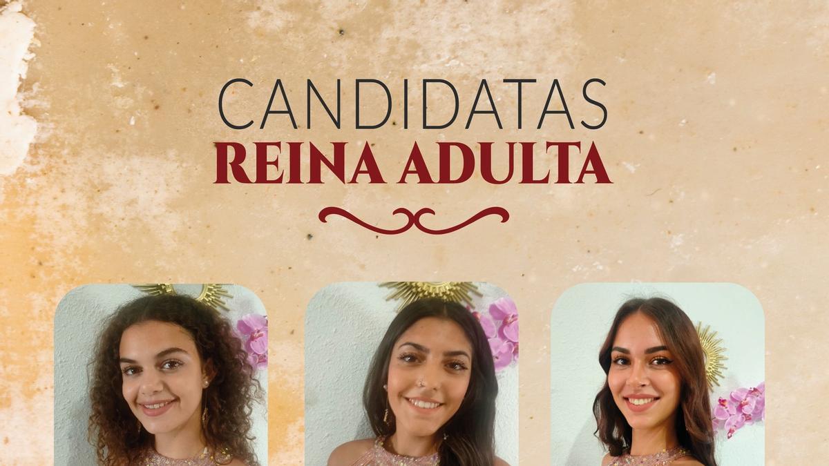 5 candidatas se disputan el cetro de Reina Adulta de las Fiestas Patronales en Honor a Santiago Apóstol