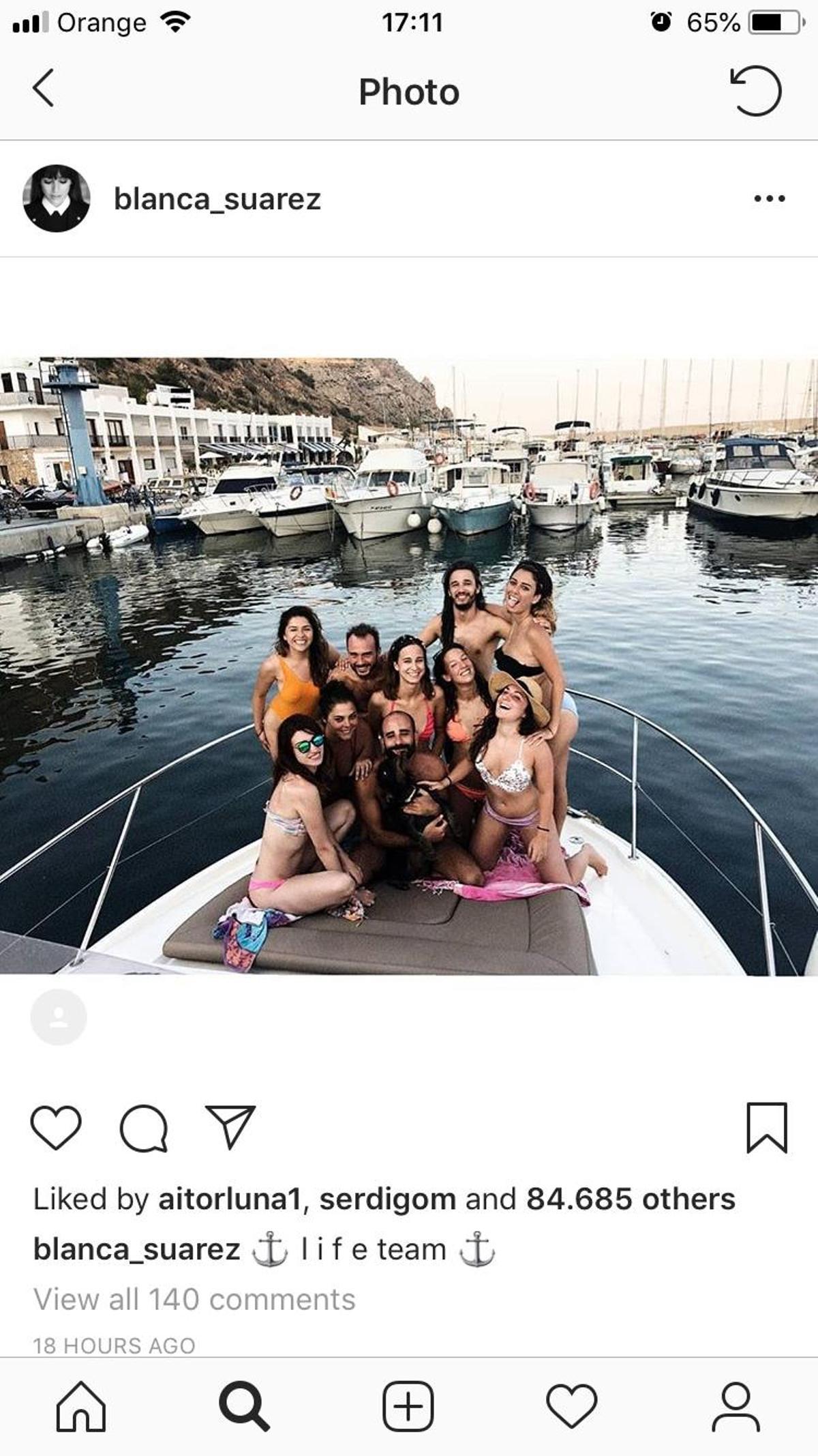 Blanca Suárez disfruta de sus vacaciones en Xàbia