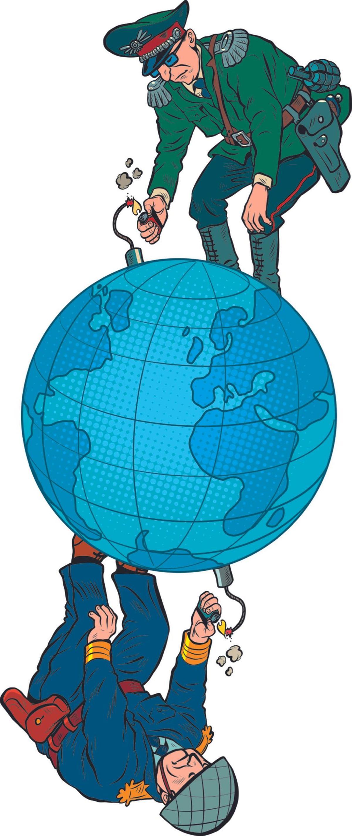 Ilustración: El grave impacto de la guerra del que poco se habla: el ambiental