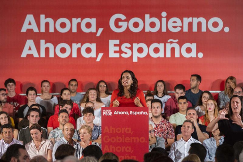 Mitin de Pedro Sánchez en València