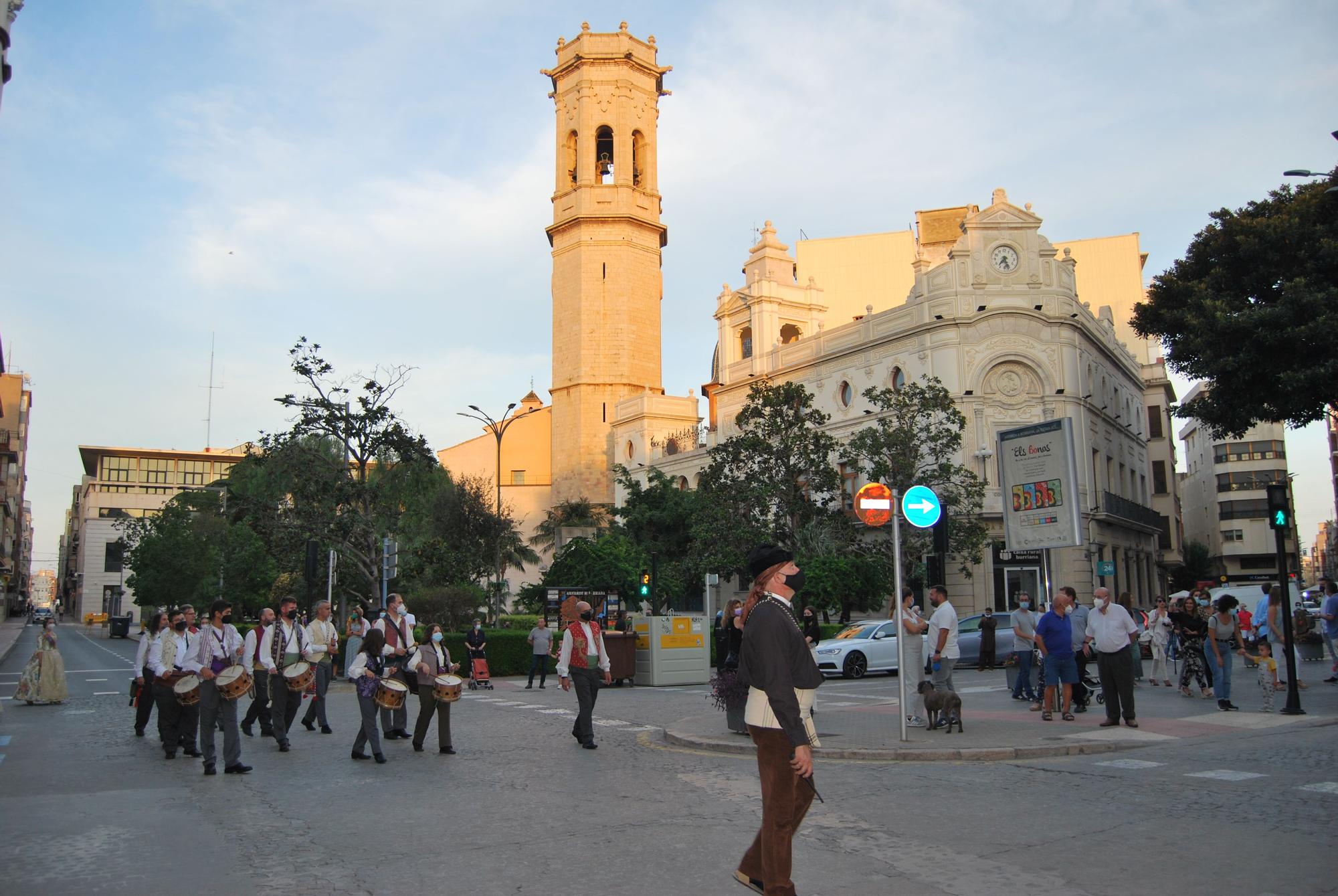 Acto de inauguración de las fiestas josefinas que se celebran del 8 al 12 de octubre en Burriana