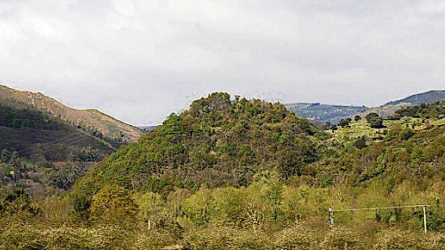 El área de excavación del castro de Alava, en Salas.