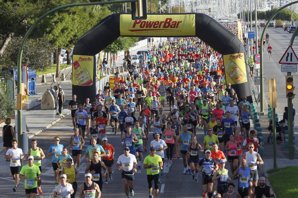 Unos 10.000 participantes en la Palma Marathon