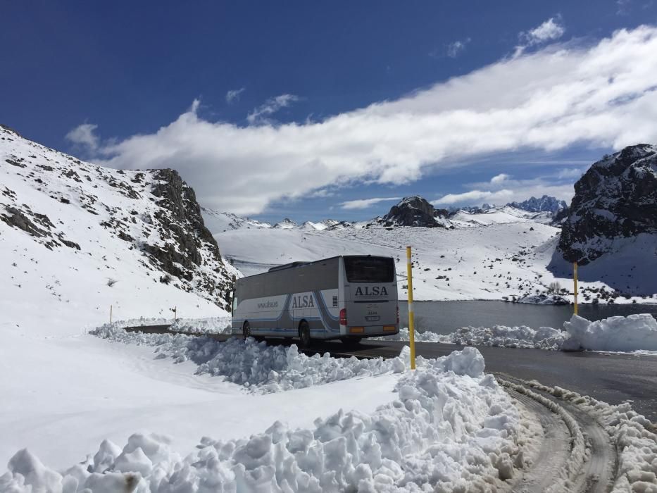 Los Lagos lucen su mejor cara con la nieve