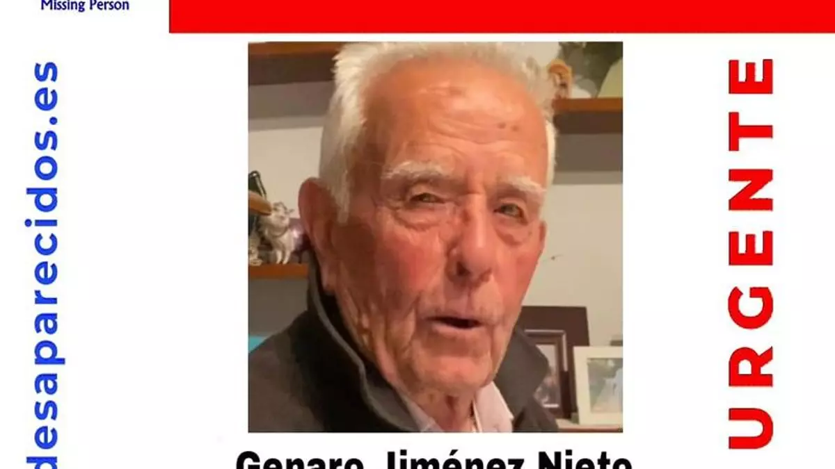 SOS Desaparecidos alerta de un hombre de 93 años que se perdió en Badalona hace 12 días