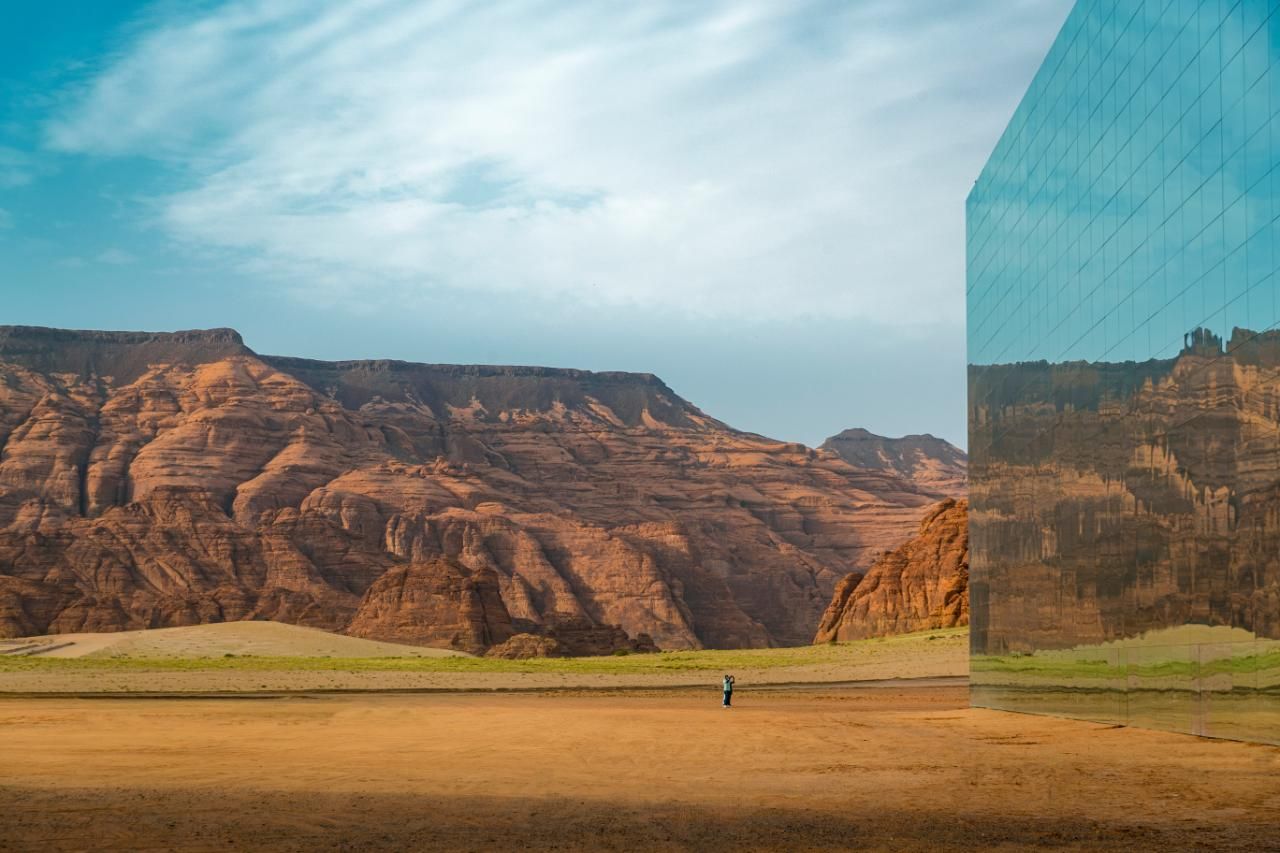 Maraya, arquitectura vanguardista y sorprendente en el desierto de AlUla