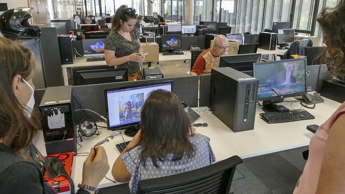 Nueva redaccion de El Periódico en Gran Via 163 de Hospitalet.