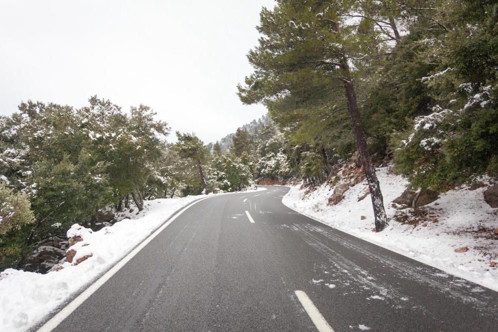 Nieve en la Serra de Tramuntana