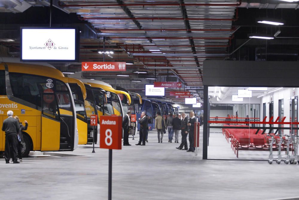 Inauguració de la nova estació d'autobusos de Girona