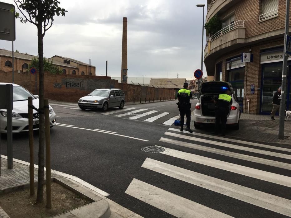 Atropellament al carrer de Sant Antoni Maria Claret