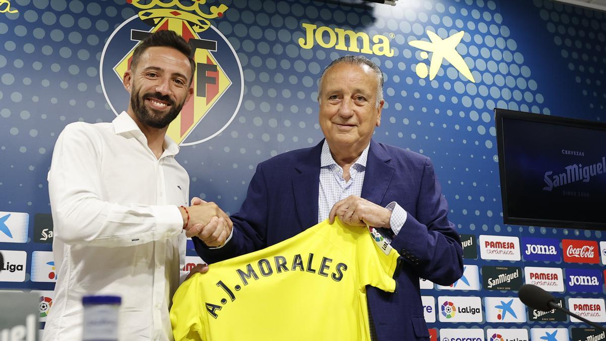 Presentación de Jose Luis Morales como nuevo jugador del Villarreal