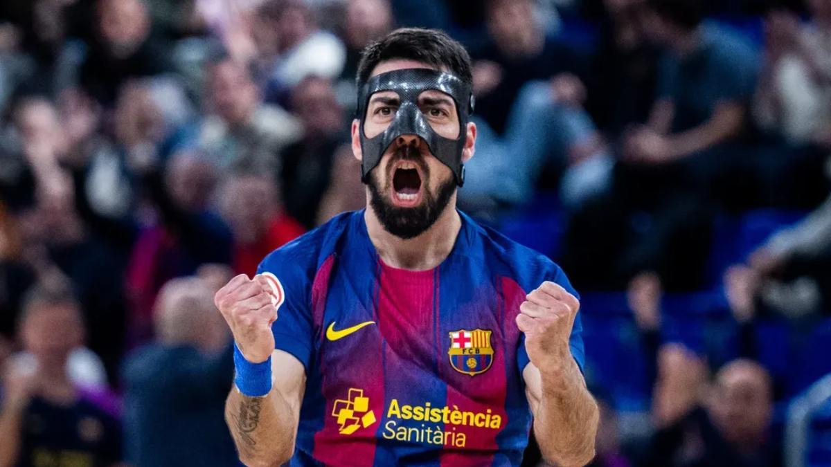 Eric Martel, jugador del Barça