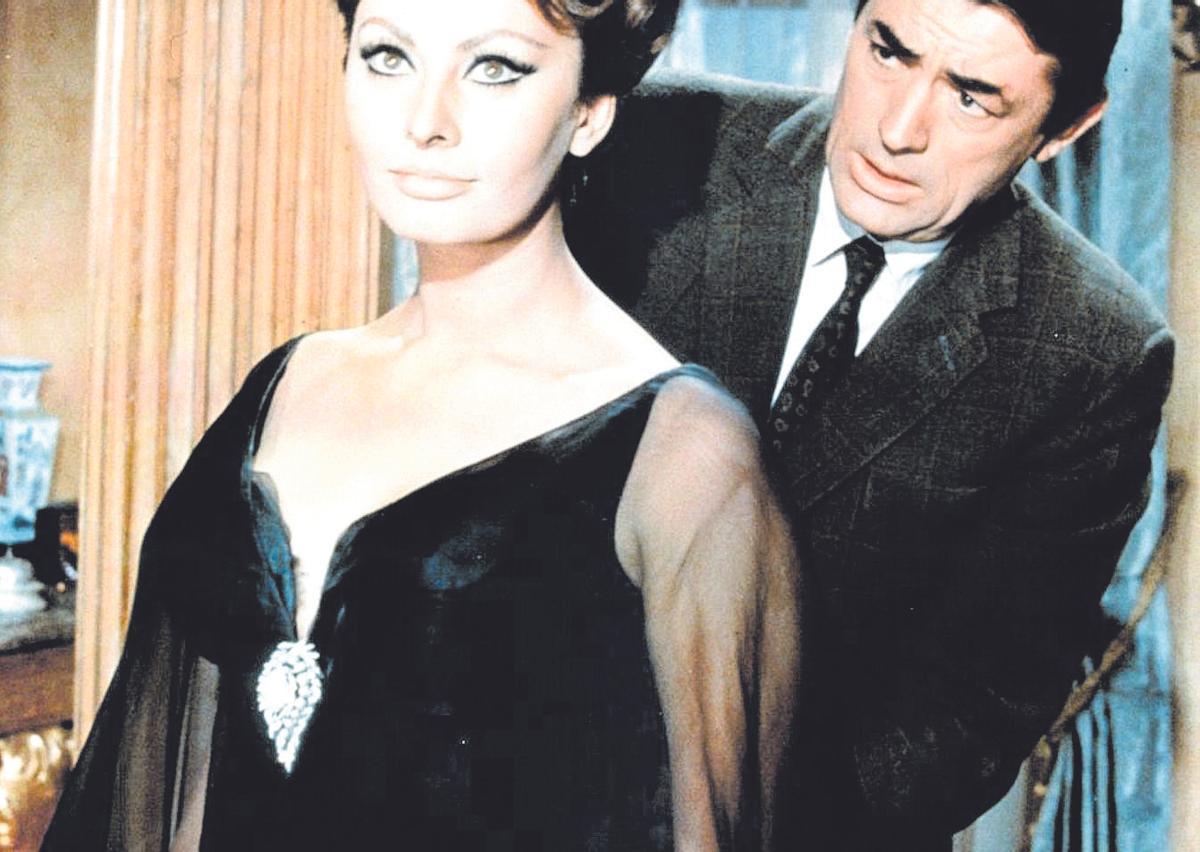 Sophia Loren con Gregory Peck en ‘Arabesco’, de Stanley Donen (1966)