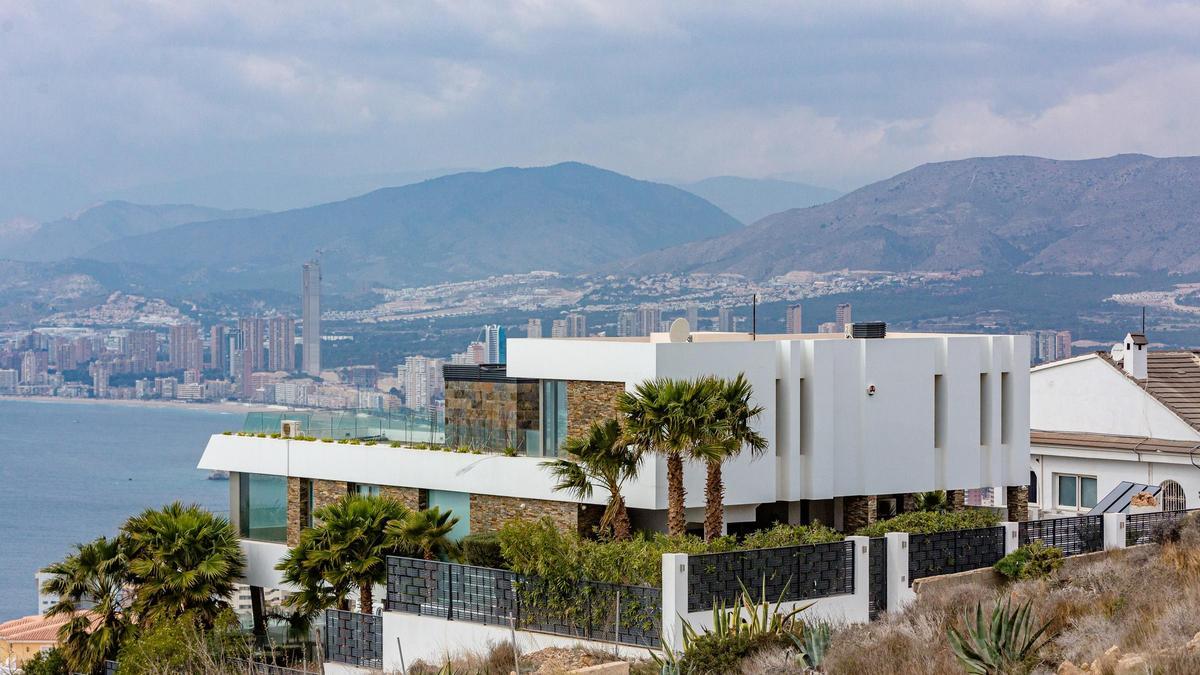 Una vivienda de alto standing con vistas a Benidorm.