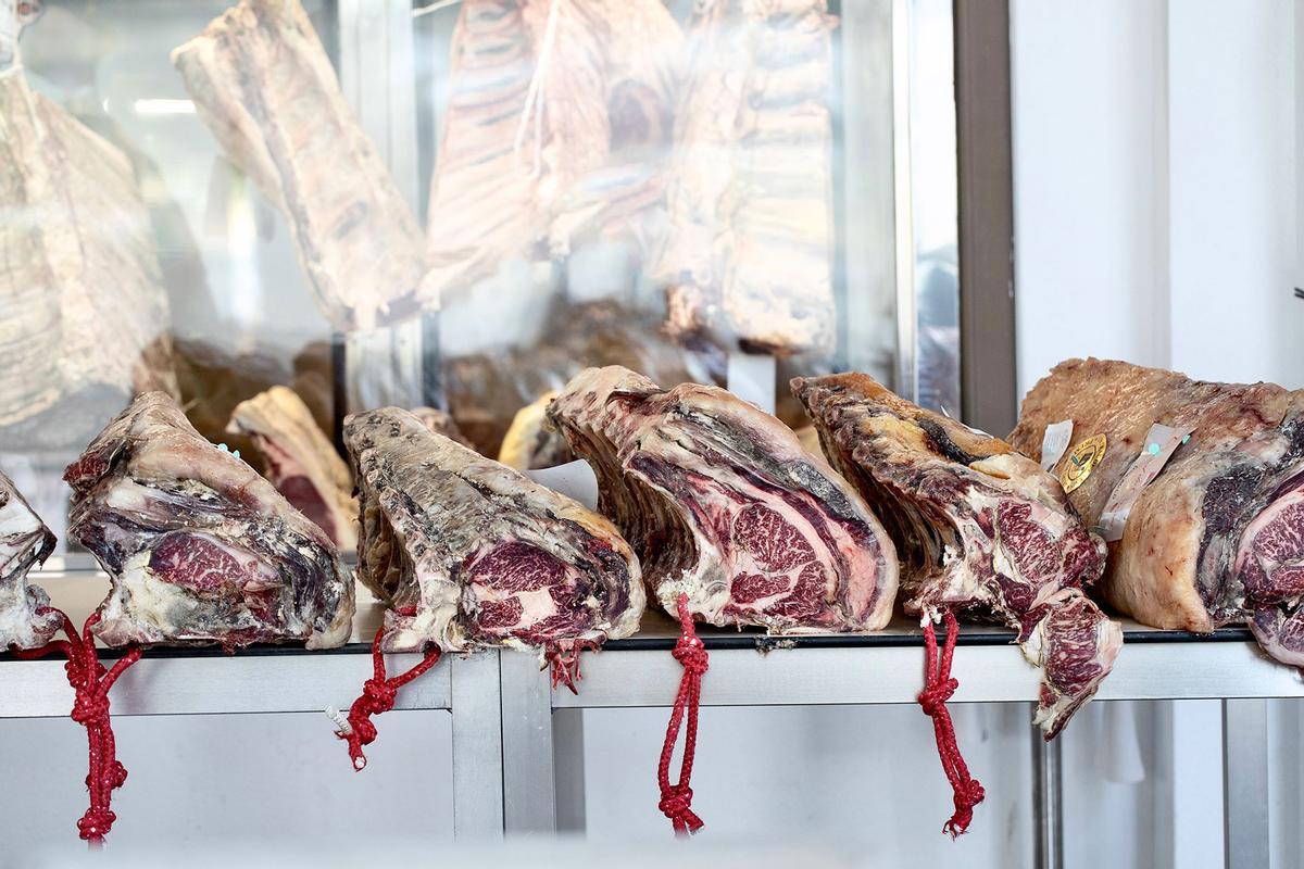 Selección de carnes de La Taberna de Elia