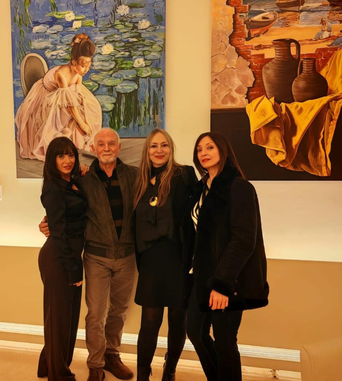 Almudena Portales, Portaolaya, Inma Bianchi y Cristina Portales.