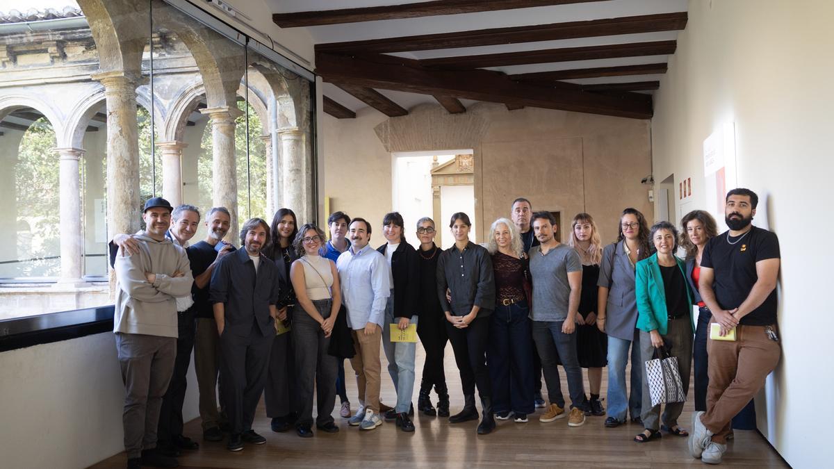 Artistas y técnicos participantes en "La huella de la dana en la práctica artística".