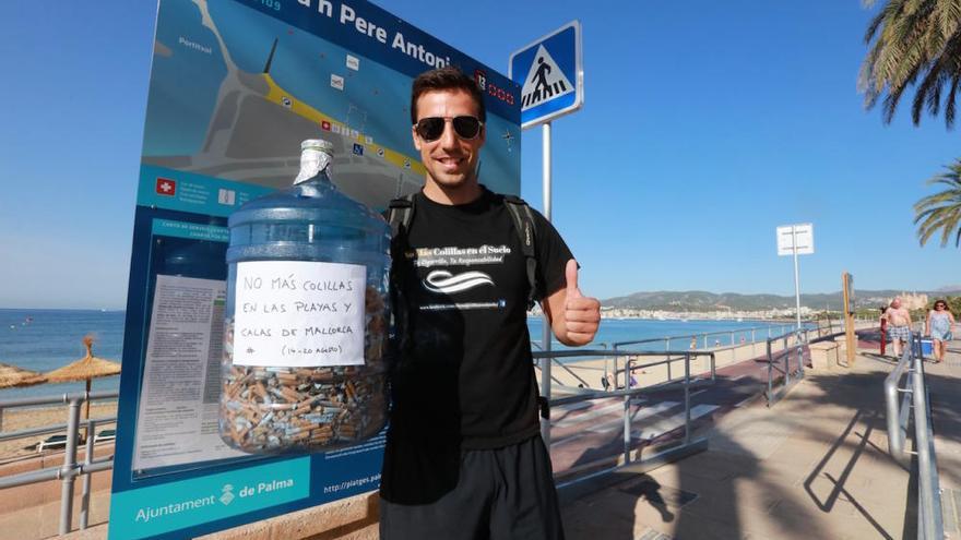 Éxito en la primera jornada de recogida de colillas en las playas