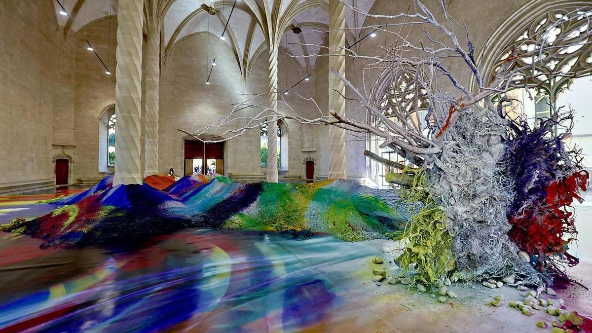 Ausstellung von Katharina Grosse in der Llotja.