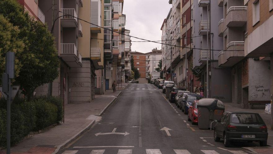 Calle Vasco Díaz Tanco, en la que se instalarán las nuevas rampas.