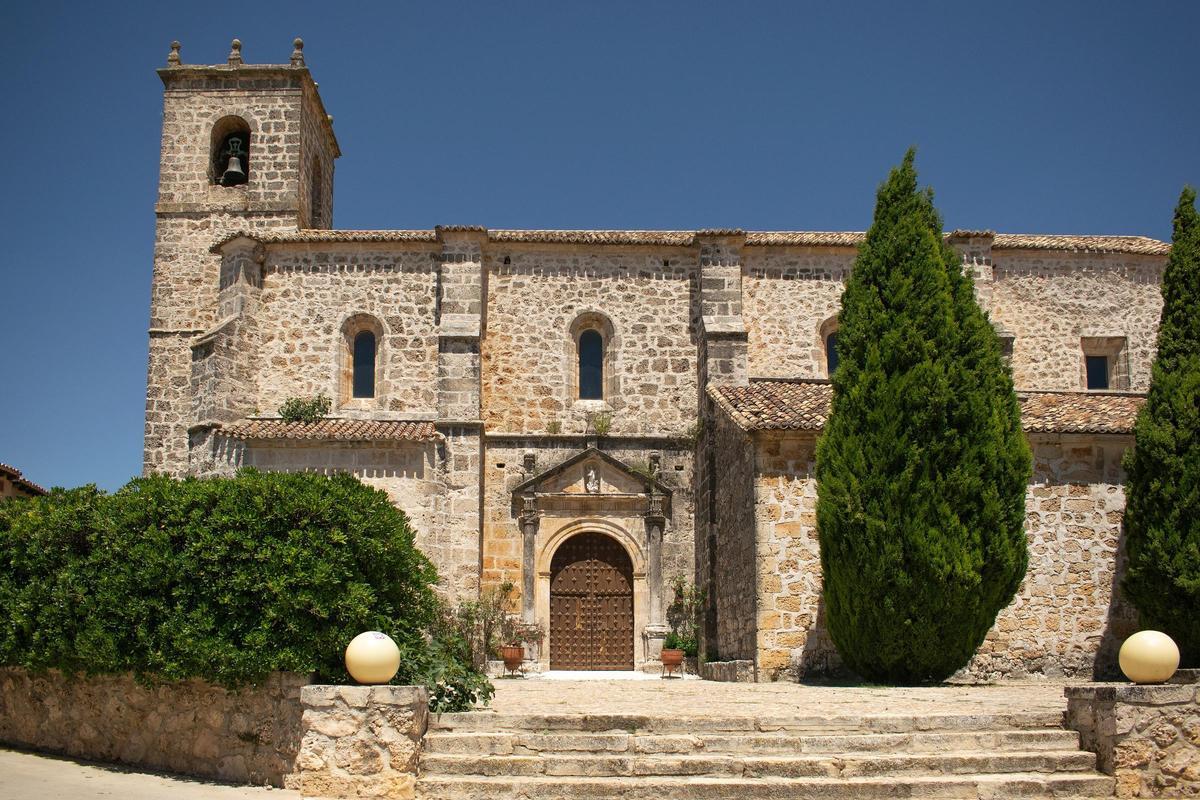 La igleisa de la Asunción de la Virgen en El Olivar