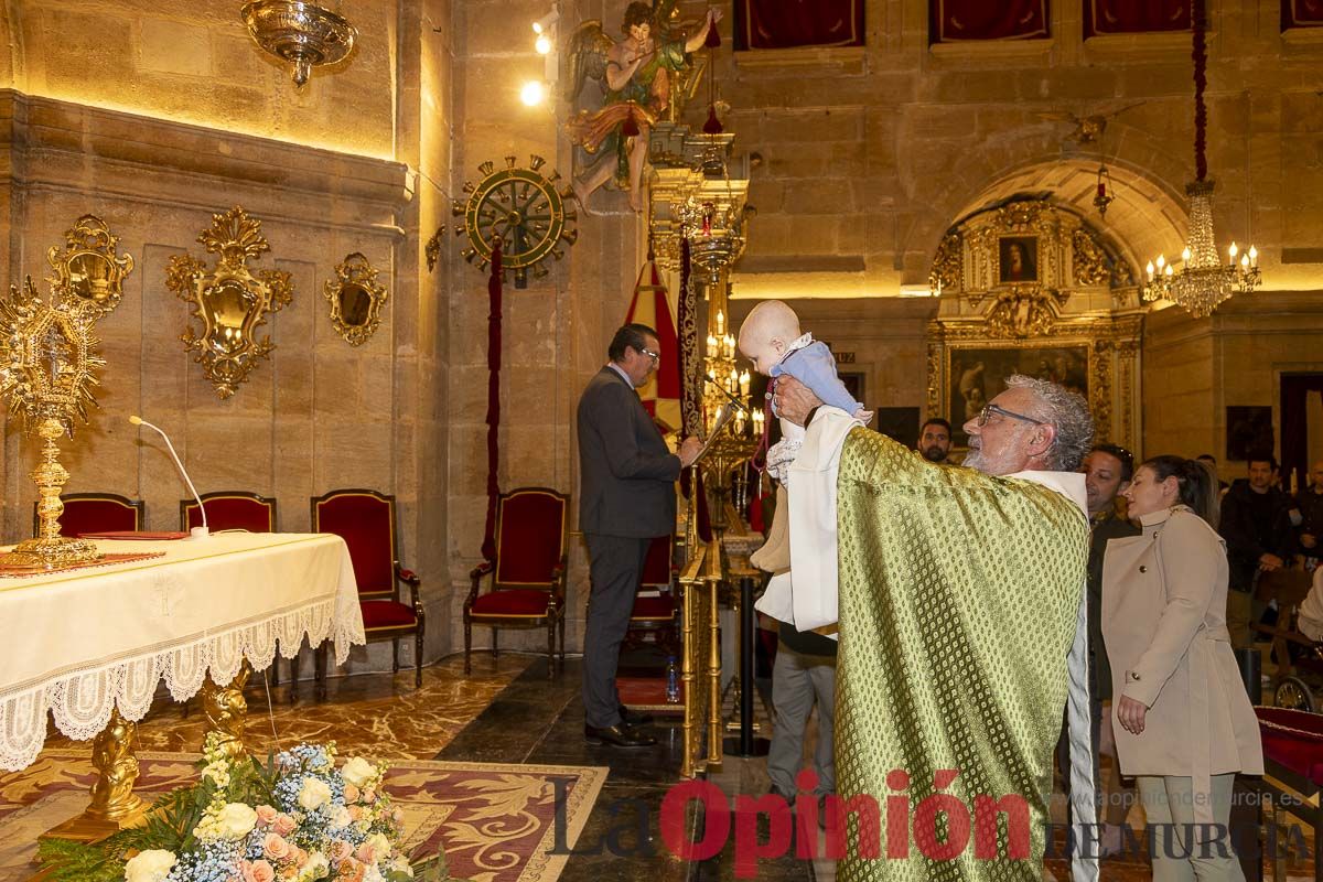 Presentación a la Vera Cruz de Caravaca de los niños nacidos en 2023