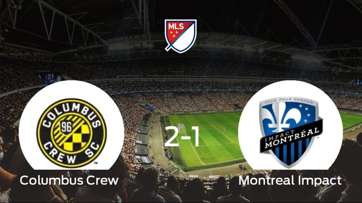 Triunfo del Columbus Crew por 2-1 frente al Montreal Impact