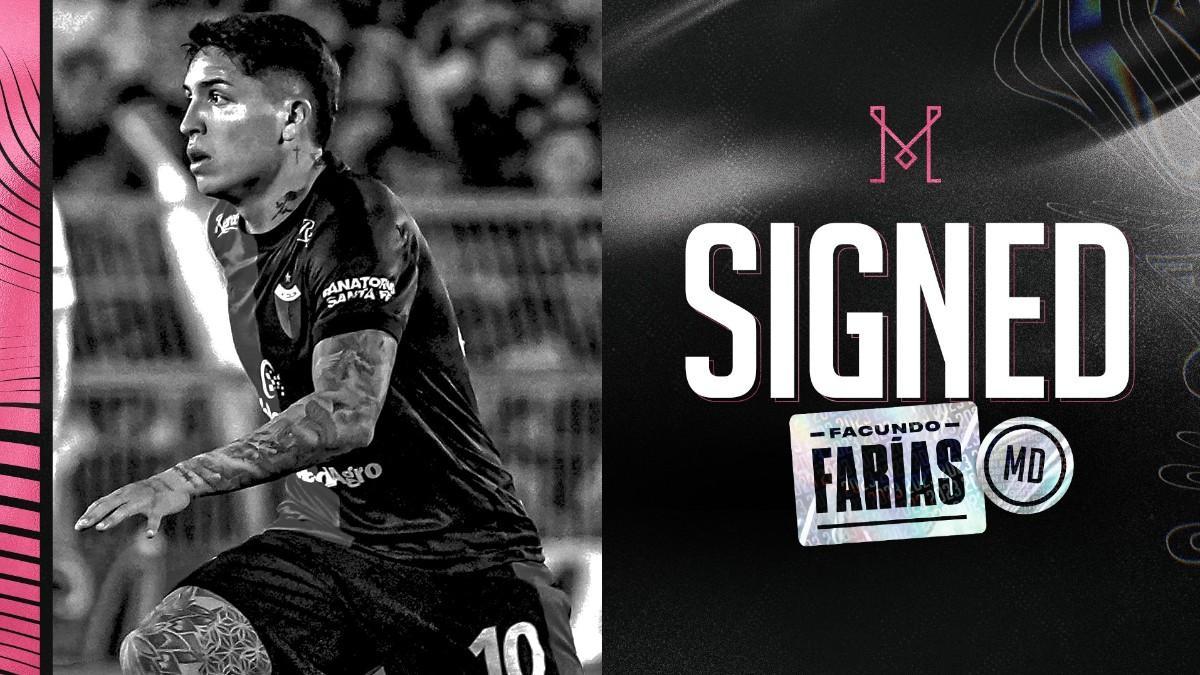 Facundo Farías, nuevo jugador del Inter Miami