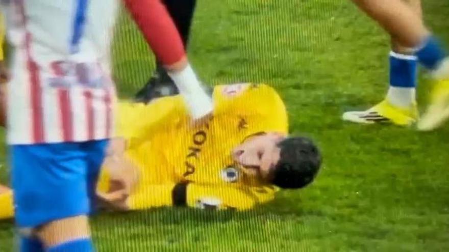 Lesión de Roger Colomina en Alcalá de Henares