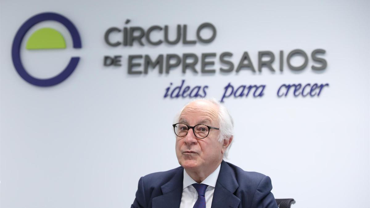 El presidente del Círculo de Empresarios, Juan María Nin, a 4 de noviembre de 2021, en Madrid, (España).