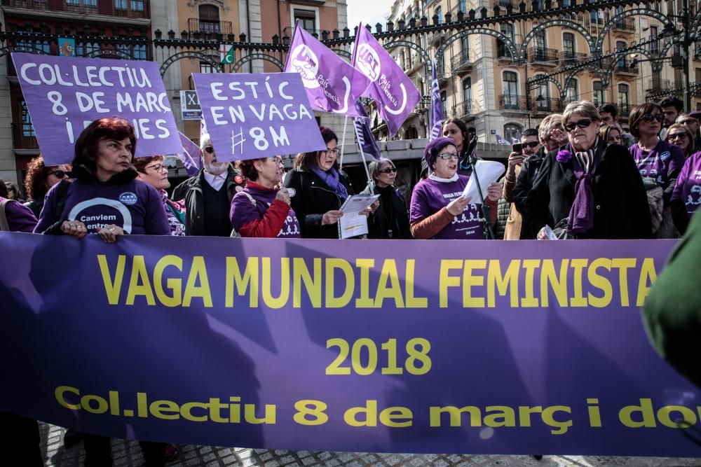 Manifestación del 8 de marzo en Alcoy.