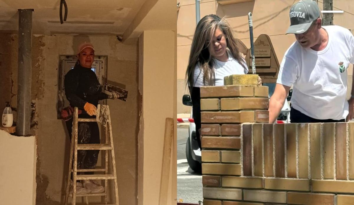 Jacqueline Galvis, colombiana en Madrid, lleva 23 años trabajando en el sector de la construcción.