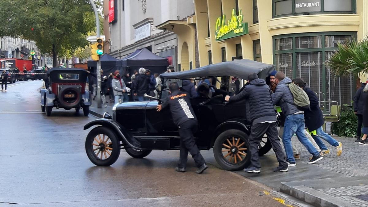 El rodatge de 'Marlowe' a Manresa, en imatges