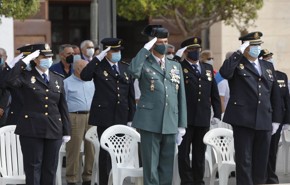 Acto institucional por el Patrón del Cuerpo Nacional de Policía en Sagunt.