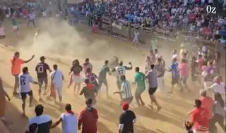 VÍDEO | Así ha sido la carrera del torito de Benavente