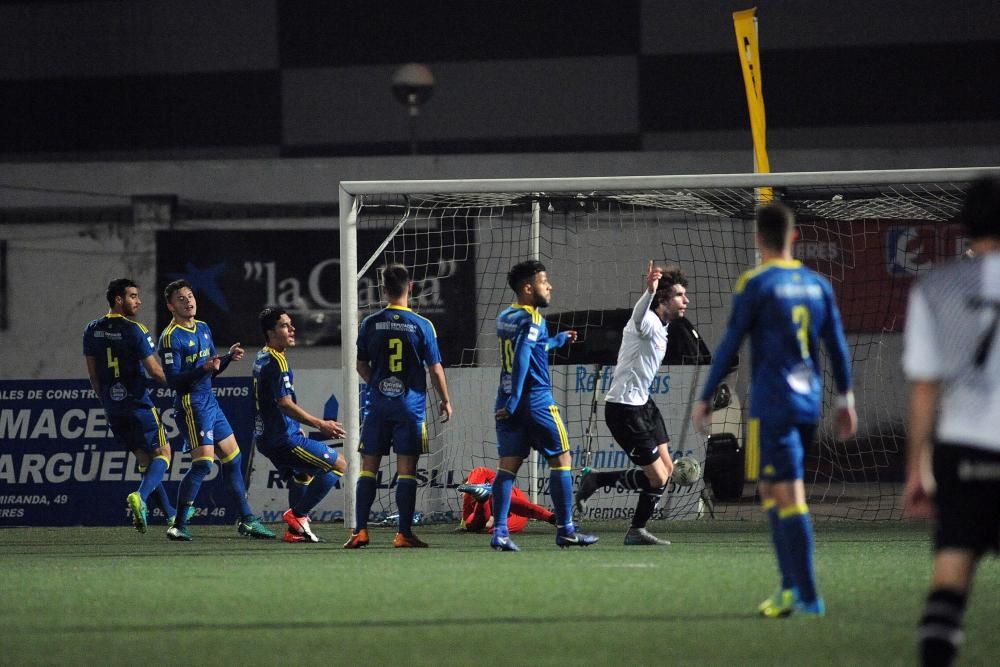 El partido entre el Caudal y el Celta B, en imágenes