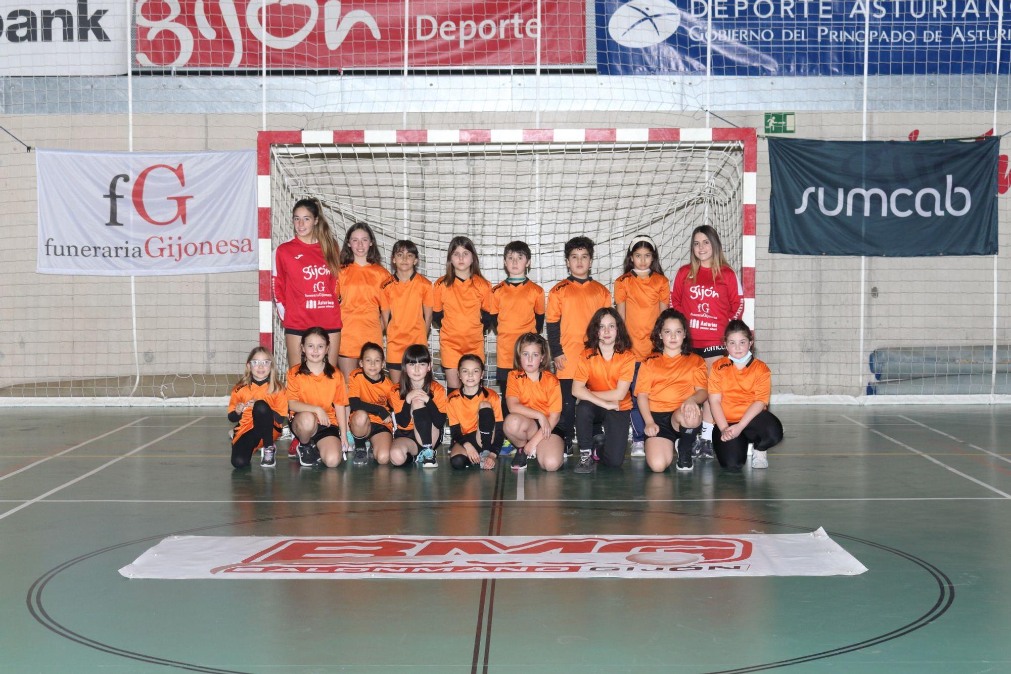 Estos son los equipos del Balonmano Gijón