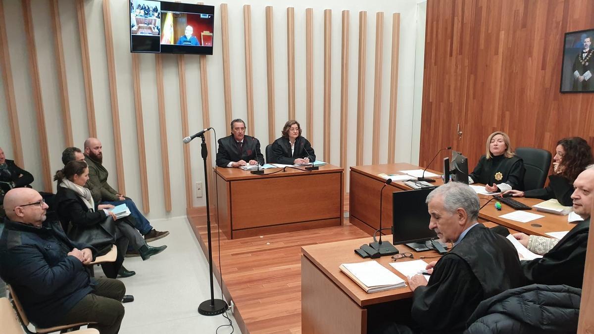 Un momento del juicio, celebrado esta mañana en la Ciudad de la Justicia.