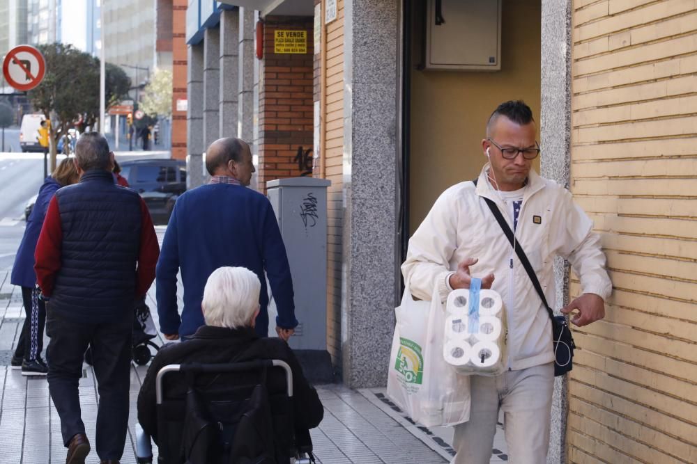 Primer dia cierre de Gijón por el coronavirus