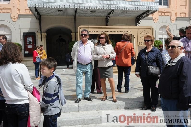 Ambiente sardinero en las calles de Murcia