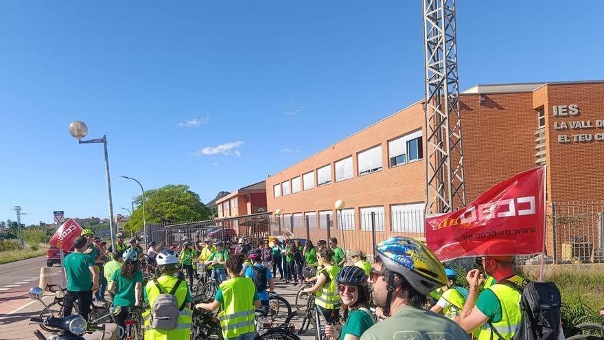 Así ha sido la ''Bicicletada' reivindicativa por Les Valls.