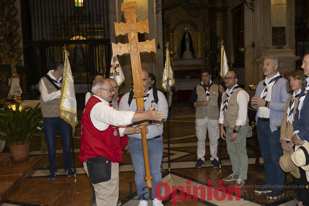 La orden Constantiniana de San Jorge peregrina a Caravaca