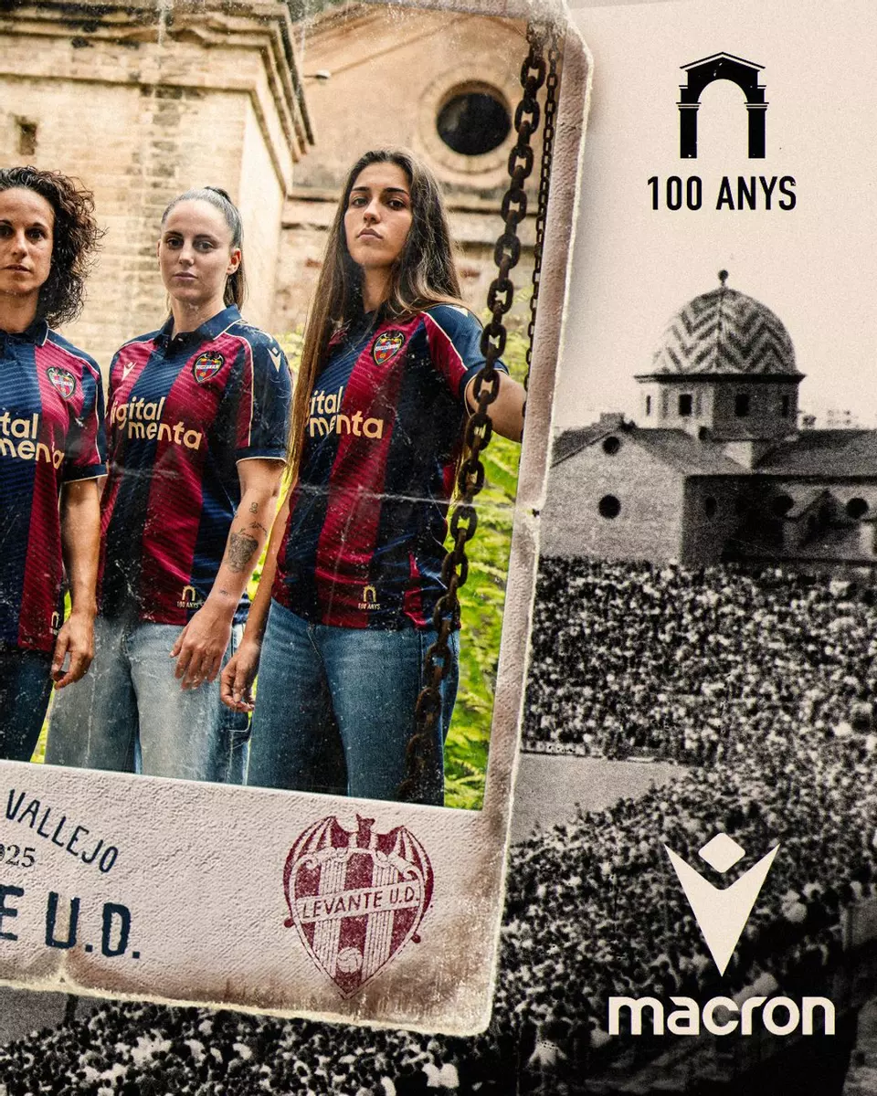 Un homenaje a Vallejo y a la historia granota, en la nueva equipación de juego del Levante UD