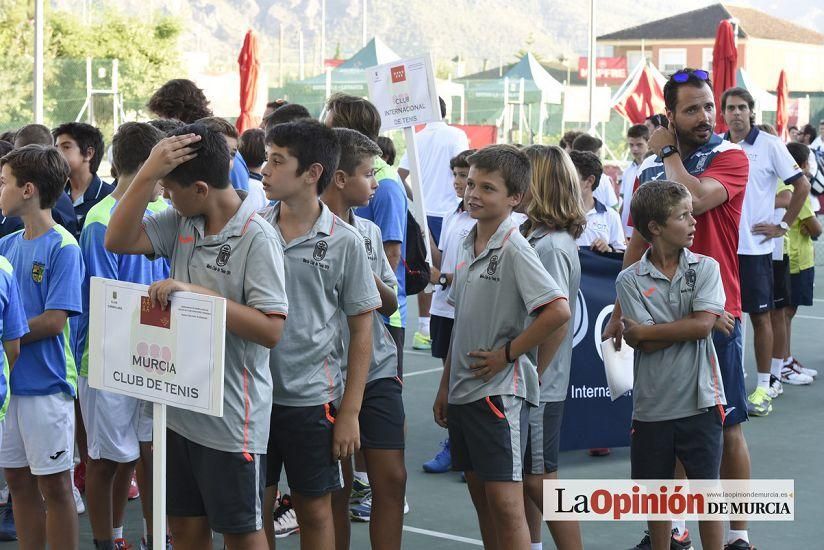 Inauguración del Campeonato Nacional de Tenis Alevín en el Club Cordillera