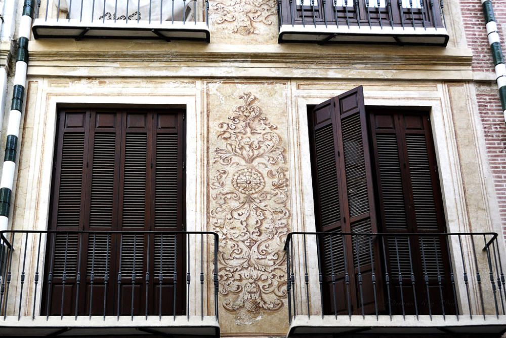 'Cinco bolas' de Simón Flynn, 'Casa del Obispo' de Nina Rodríguez y 'Torre de San Felipe' de Feliciano Ruy, ganadoras del Concurso Fotográfico'Pinturas Murales Barrocas" de Málaga Monumental