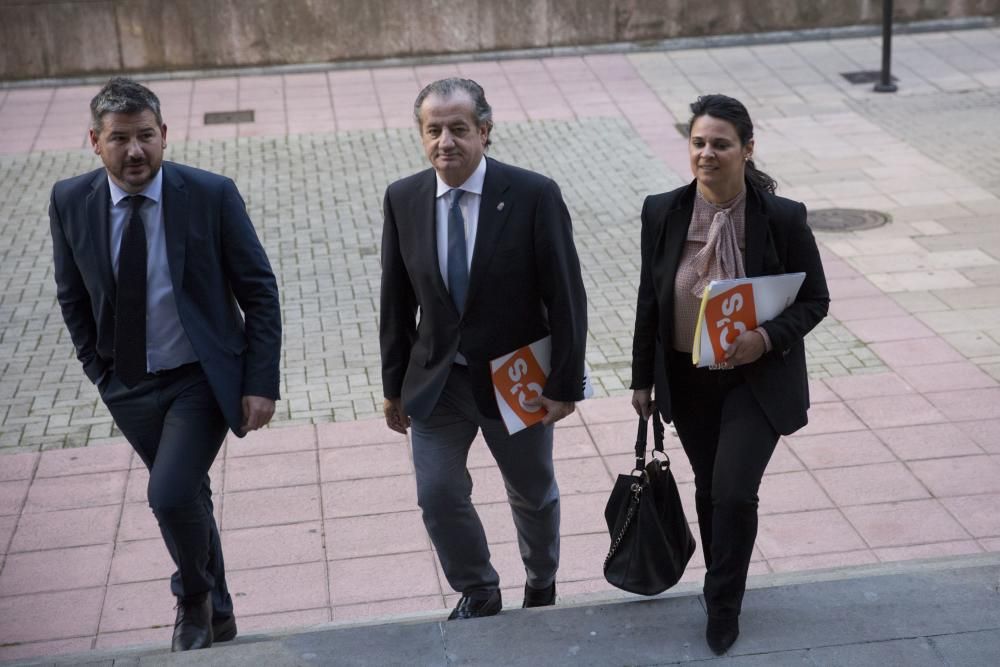 Reunión de Javier Fernández con representantes políticos de Ciudadanos