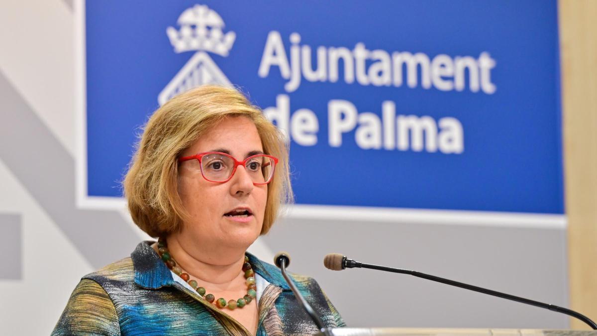 Mercedes Celeste, portavoz del Ayuntamiento de Palma.