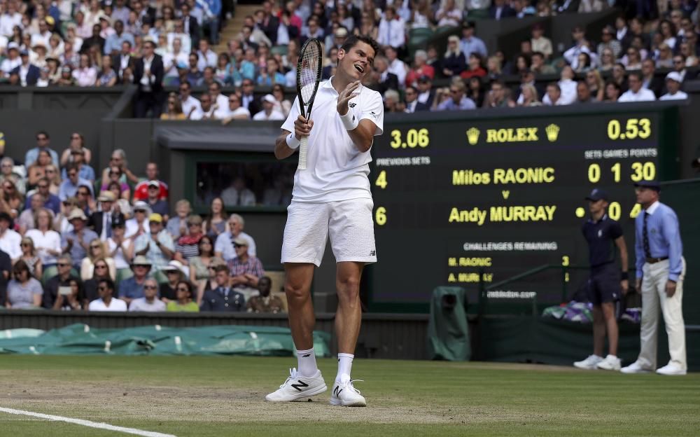Andy Murray ha conquistado Wimbledon por segunda ocasión ante Raonic.